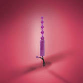 VIBRATING PLEASURE BEADS - PURPLE